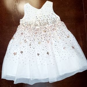 H&M Girls Gold Dress Size 12 M